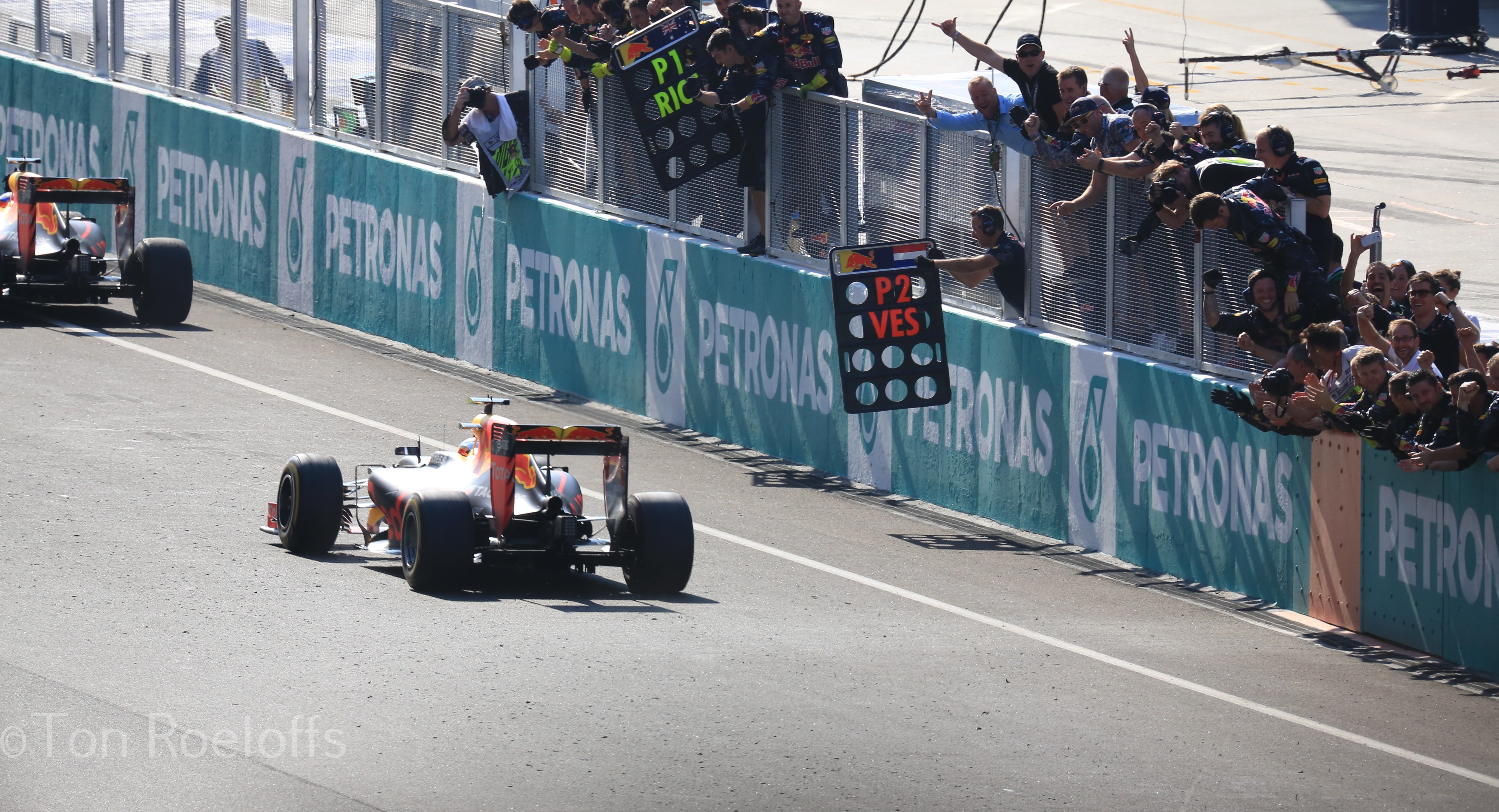 Verstappen pitbox